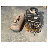 Bostich 6-gallon oil free compressor, runs but needs work