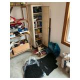 Metal cabinet and contents