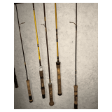 8 assorted fishing rods