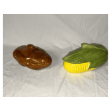 Ceramic baked potato & corn ear