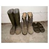 Ladies boots and clogs