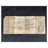 1864 series Confederate $10 bill Richmond VA