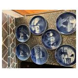 7 B & G collector plates