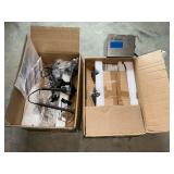 LV LED bronze path lights and power box