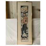 Framed signed print by Bob Holloway