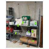 Wire 3-shelf shelving unit, CONTENTS NOT INCLUDED