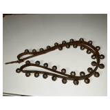 Vintage sleigh bells on leather belt