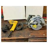 Skilsaw 7 1/4' circular saw no blade