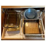 Pyrex casserole dishes
