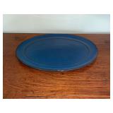 Denby blue platter, 14 1/2'