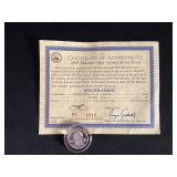 2003 Missouri State Quarter Silver Proof