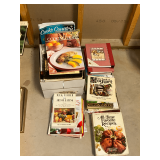 Large assortment of cookbooks