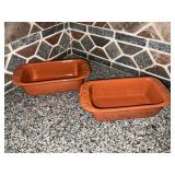 Pair of Longaberger mini loaf pans