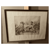 'Partners' artwork by Percival Rosseau, dated 1932