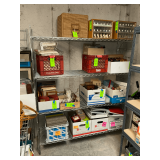 Wire 4-shelf shelving unit, CONTENTS NOT INCLUDED