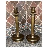 Brass candle sticks