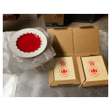 Pair of Bing & Grondahl 1977 Christmas plates