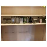 Spice jars, canning jars, jelly jars, glass canisters, etc.