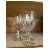5 Josair Crystal 'Blanka' water goblets
