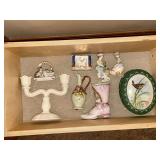 Hand painted and hand decorated china