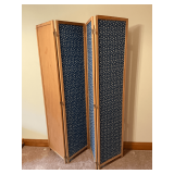 Wooden folding 4 panel screen