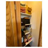 Contents of office closet