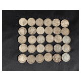 30 Roosevelt, Mercury and Barber silver dimes