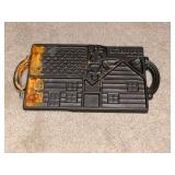 USA cast iron gingerbread house pan