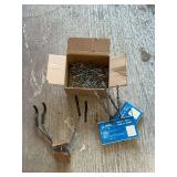 Tool hangers and peg board hooks.