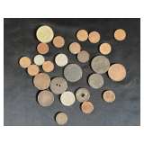 Assorted foreign coins