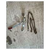 1/4' chain with hooks on both ends