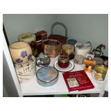 Candles, candle holders