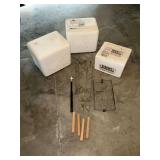 Barbecue tools and coolers