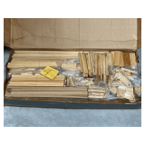 Unassembled doll house kit in original box
