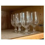 6 Josair Crystal 'Blanka' Iced Tea glasses