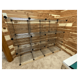 12' x 12' metal cubes with corner brackets