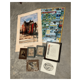 Assortment of artwork