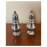 Fisher sterling salt and pepper shakers