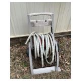Mainstays hose reel with garden hose