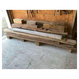 Lumber including rough cut walnut, up to 1' x 8' x 8'