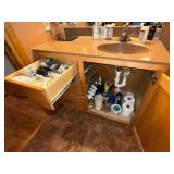 Contents of hall bathroom