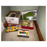 Kids craft supplies, beading, sketch pads