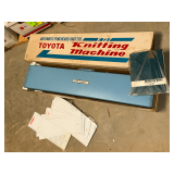 Toyota punch card knitting machine