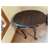 Ethan Allen wooden drop leaf side table