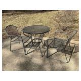 Patio table and chairs