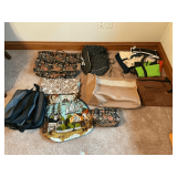 Assortment of travel bags