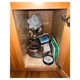 Silverplate serving pieces, coasters, covered dishes