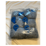 Bernat Venetian acrylic, Mohair and nylon blend yarn.