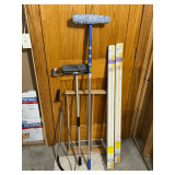 Window squeegee, automobile brush