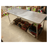 Aluminum folding table